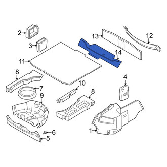 Volvo OE - Trunk Trim Panel Bracket