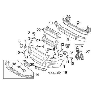 Volvo OE - Front Bumper & Grille - Bumper & Components