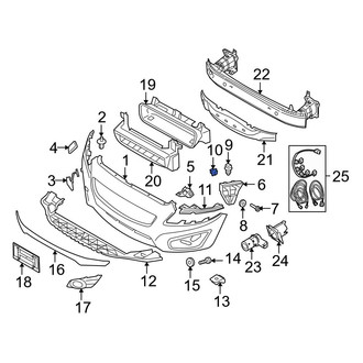 Volvo OE - Lower Bumper Cover Retainer