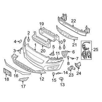 Volvo OE - Front Bumper & Grille - Bumper & Components