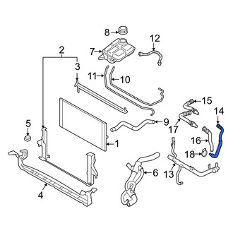 Volvo OE - HVAC Heater Hose