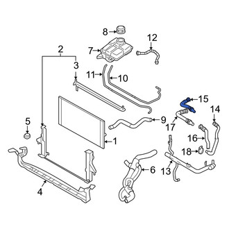 Volvo OE - HVAC Heater Hose