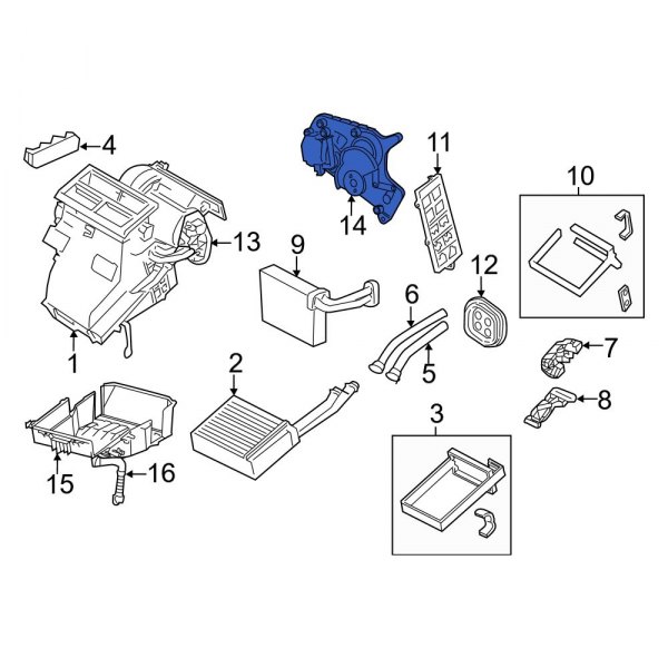 HVAC Blend Door Actuator