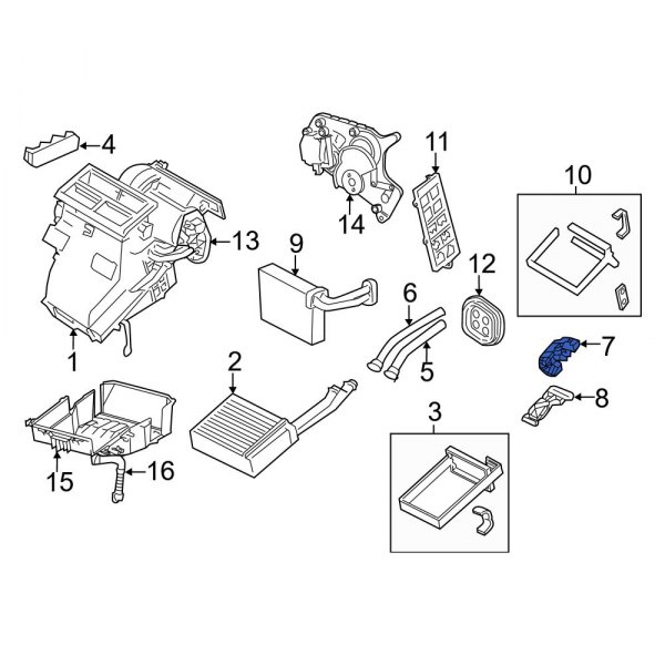 HVAC Blower Motor Bracket