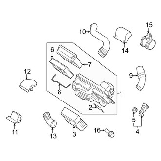 Volvo OE - Engine / Transaxle - Air Intake (2.5L)