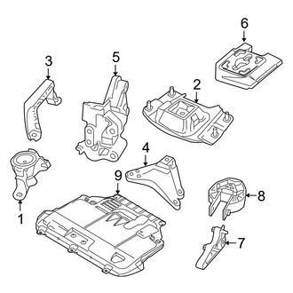Volvo OE - Engine / Transaxle - Engine & Transmission Mounting (2.5L)