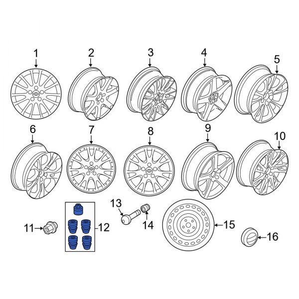 Wheel Lock Set