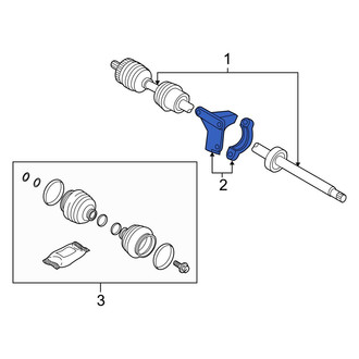 Volvo OE - CV Axle Shaft Carrier Bearing