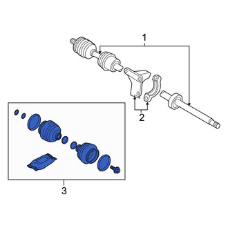 Volvo OE - Front Outer CV Joint Boot Kit