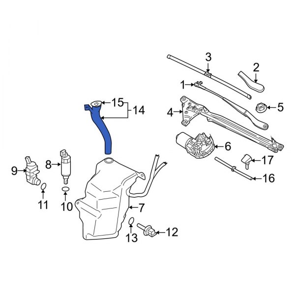 Windshield Washer Hose