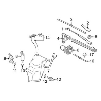 Volvo OE - Windshield - Wiper & Washer Components (T5)