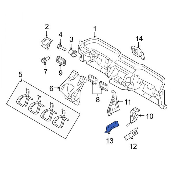 Instrument Panel Mounting Bracket