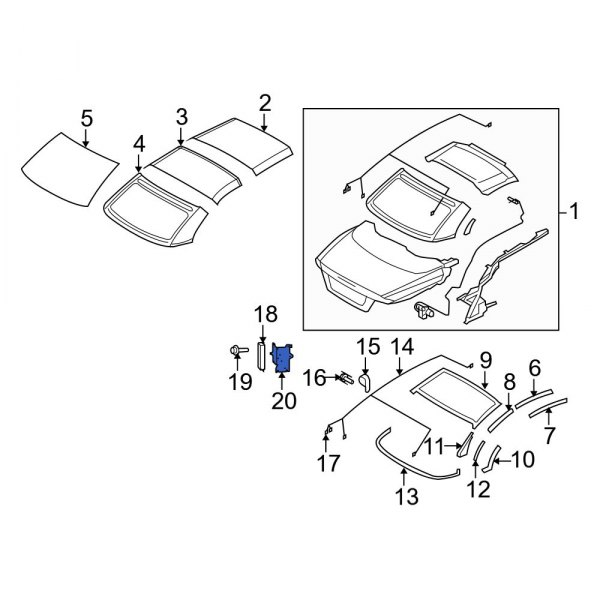 Roof Panel Bracket