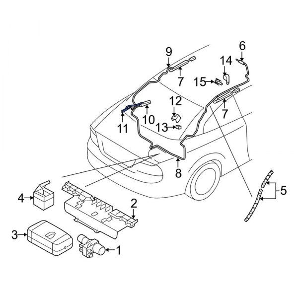 Convertible Top Hydraulic Line