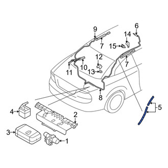 Volvo OE - Convertible Top Hydraulic Line Hardware Kit