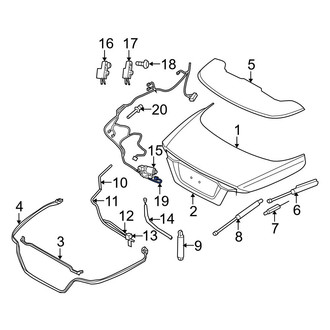 Volvo OE - Convertible Top Wiring Harness