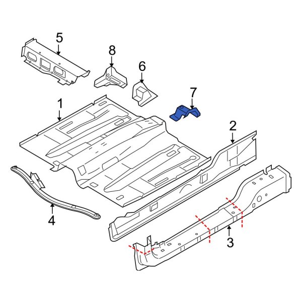 Floor Side Rail