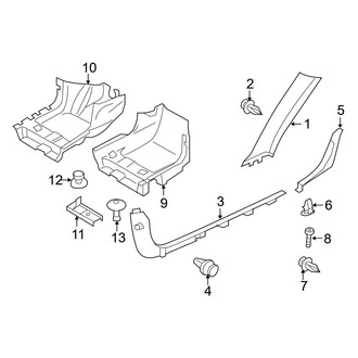 Volvo OE - Pillars, Rocker & Floor - Interior Trim