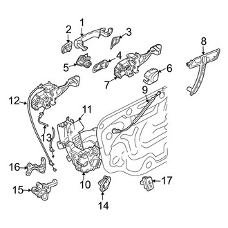 Volvo OE - Door - Lock & Hardware