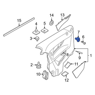Volvo OE - Left Quarter Panel Trim Cap