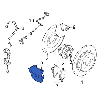 Volvo OE - Rear Left Disc Brake Caliper