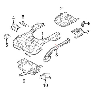 Volvo OE - Rear Body & Floor - Floor & Rails