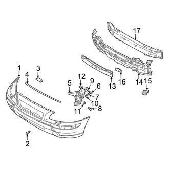 Volvo OE - Front Bumper & Grille - Bumper & Components (Base / 2.4T / T5)