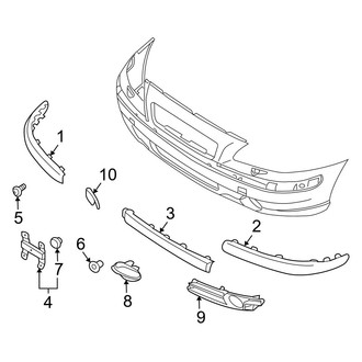 Volvo OE - Front Bumper & Grille - Exterior Trim (2.4 / 2.5T / 2.5T AWD / R)