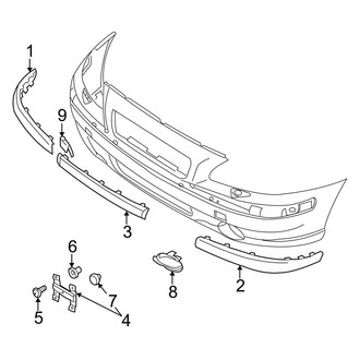 Volvo OE - Front Bumper & Grille - Exterior Trim (2.3L / 2.4L)