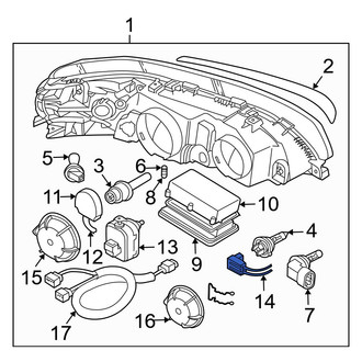 Volvo OE - Headlight Wiring Harness Connector