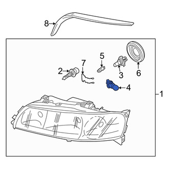 Volvo OE - Front Turn Signal Light Bulb