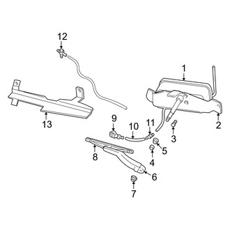 Volvo OE - Front Lamps - Washer Components (With Wiper)