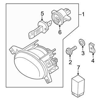 Volvo OE - Front Lamps - Fog Lamps (Base / 2.4T / AWD / T5)