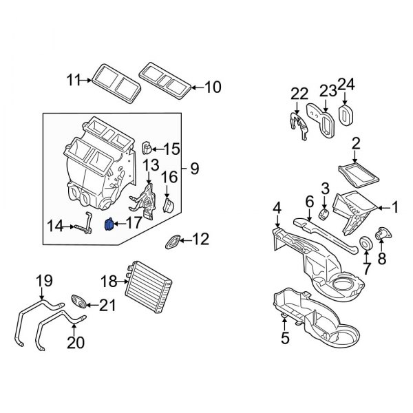 HVAC Air Inlet Door Actuator