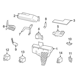 Volvo OE - Electrical Components (Central Electrical Unit #2)
