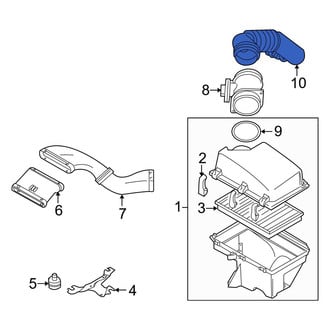 Volvo OE - Front Engine Air Intake Hose