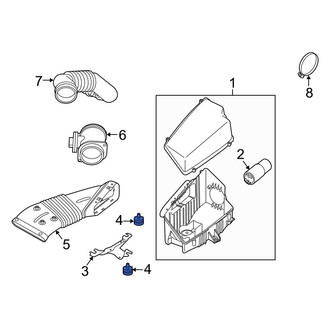 Volvo OE - Air Filter Housing Grommet