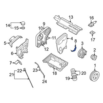 Volvo OE - Lower Engine Timing Cover