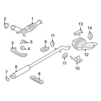 Volvo OE - Exhaust System - Exhaust Components (2.4T / AWD AWD)