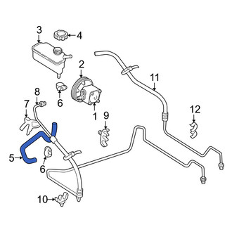 Volvo OE - Power Steering Reservoir Hose