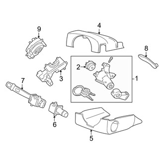 Volvo OE - Steering Column - Shroud, Switches & Levers (2.4 / 2.5T / 2.5T AWD / R / T5)
