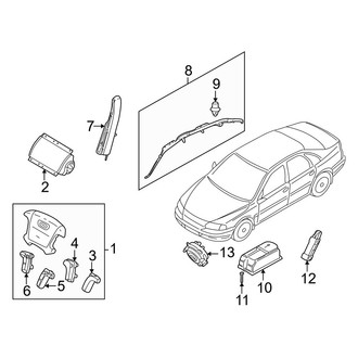 Volvo OE - Restraint Systems - Air Bag Components