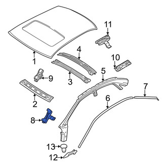Volvo OE - Roof Drip Molding Clip