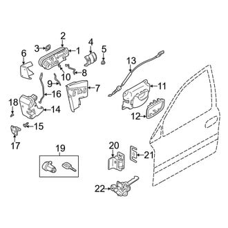 Volvo OE - Front Door - Lock & Hardware