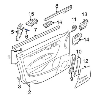 Volvo OE - Window Regulator Rivet