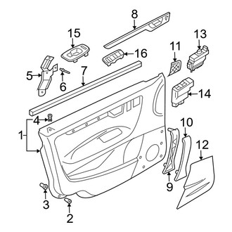 Volvo OE - Front Door - Interior Trim