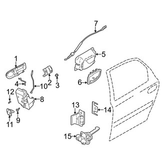Volvo OE - Rear Door - Lock & Hardware