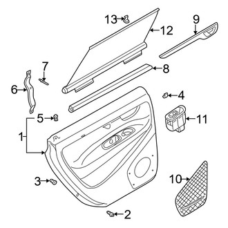 Volvo OE - Rear Door - Interior Trim