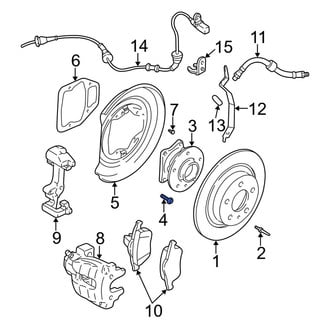 Volvo OE - Bumper Impact Bar Bolt