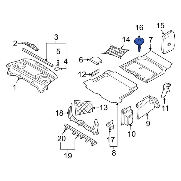 Floor Carpet Clip